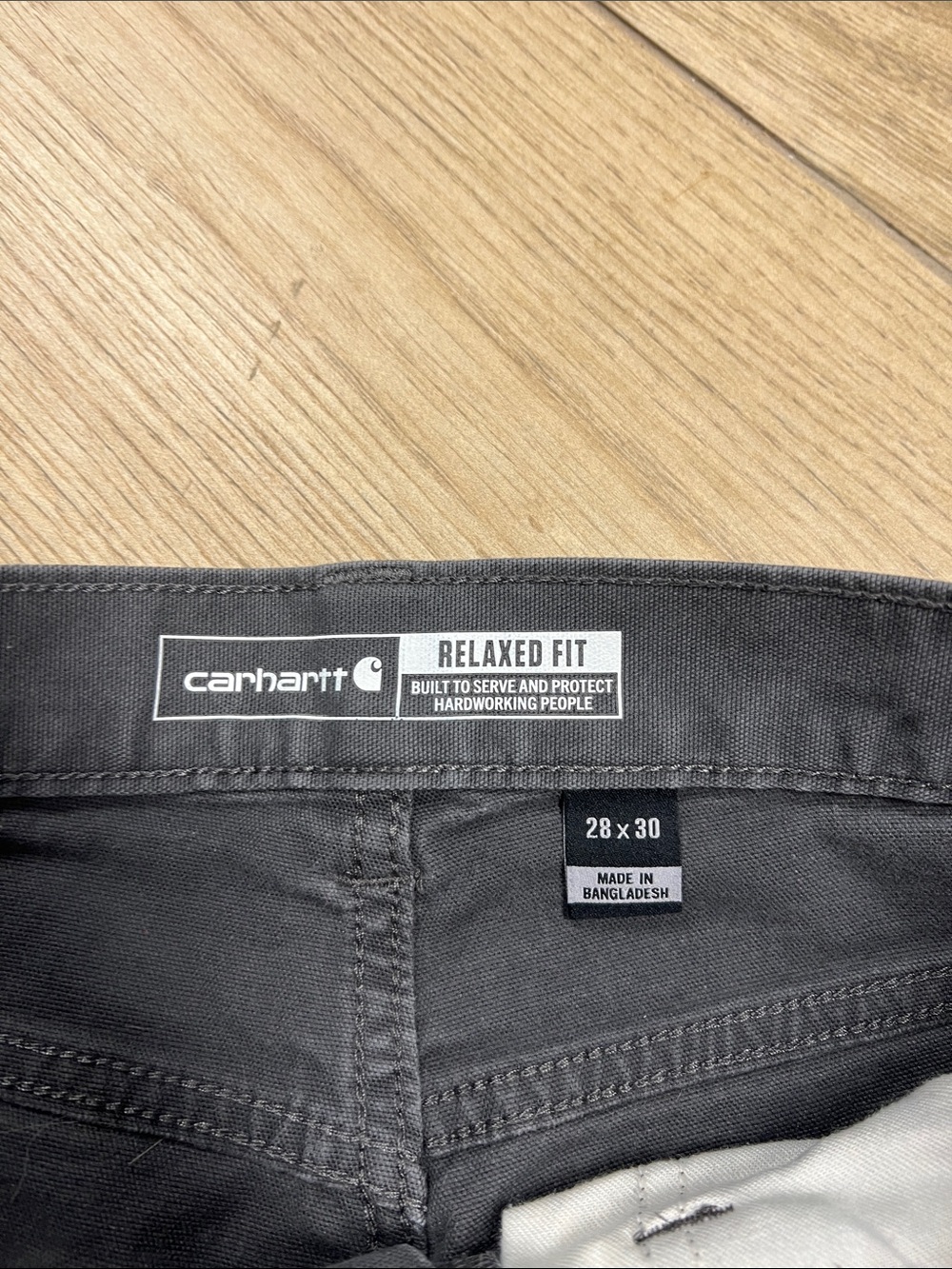 Carhartt Men’s rugged flex Relaxed fit Jeans Black - Picture 3 of 8